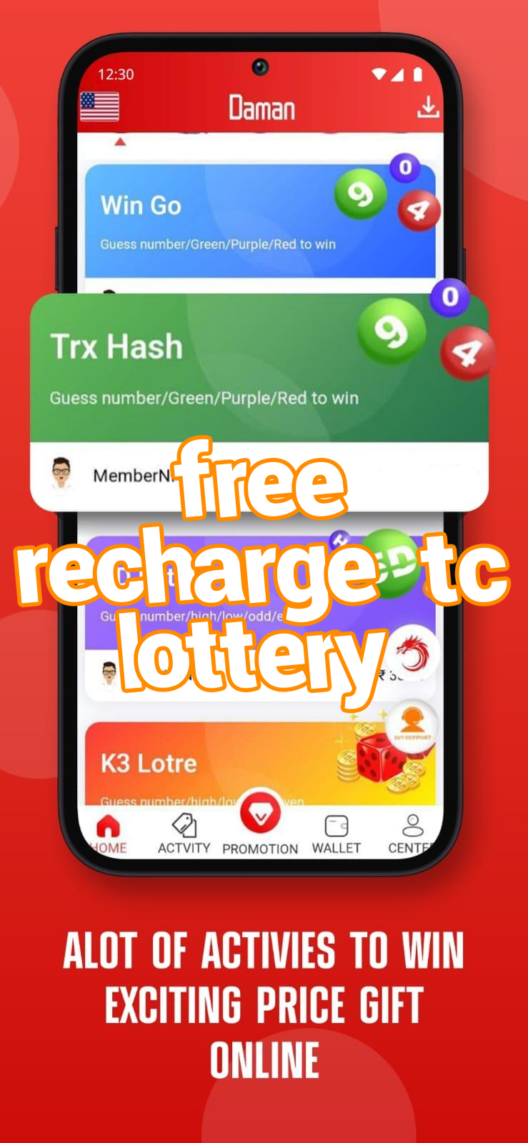 free recharge tc lottery Screenshots